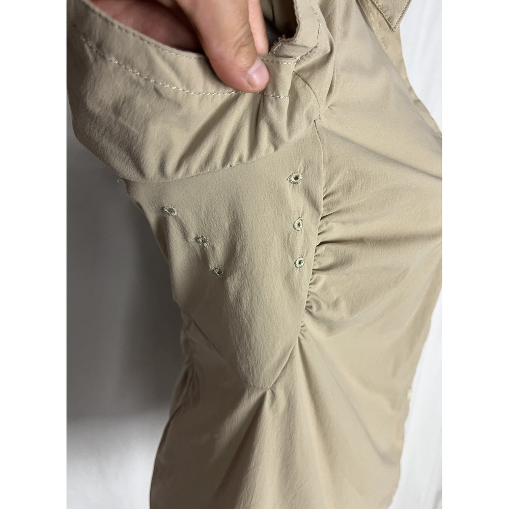 Mountain‎ Hardwear Women's Button Up Shirt Size 8 Tan Water Resistant - Picture 2 of 10